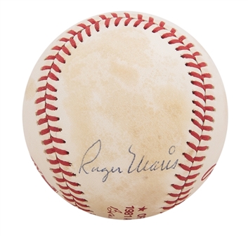 Roger Maris Single Signed 1981 All Star Game Baseball (JSA)
